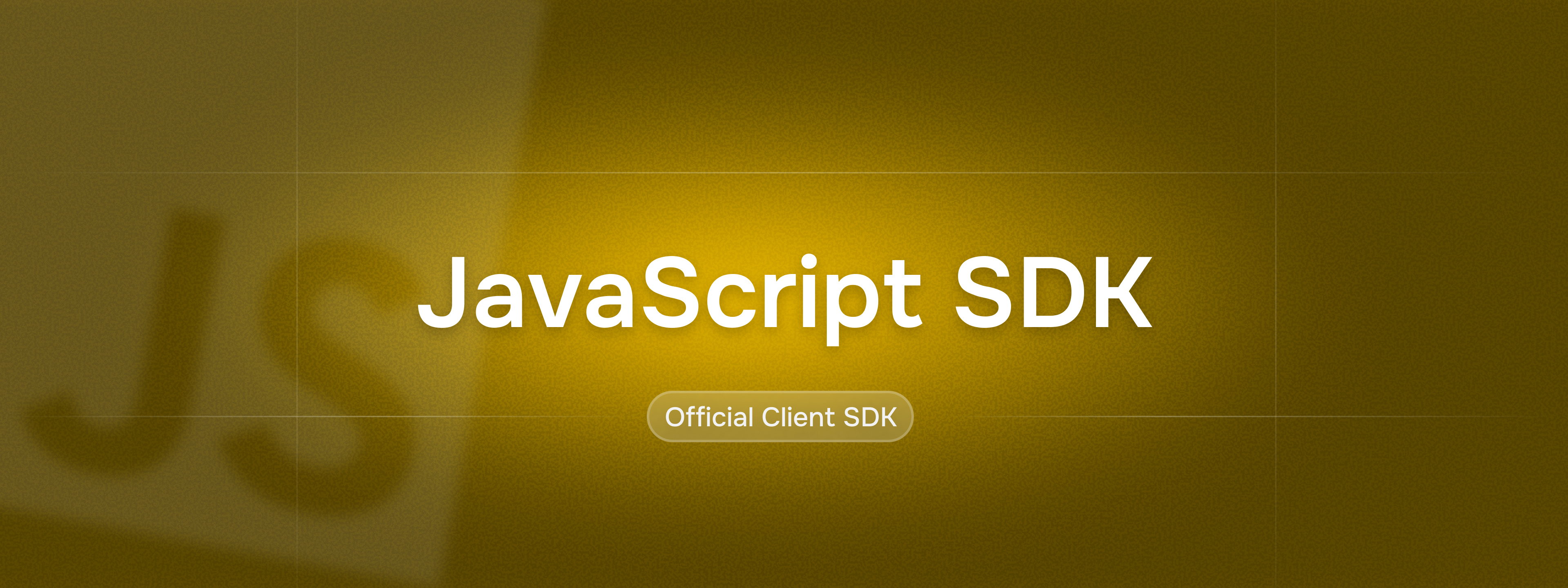 Javascript SDK hero card